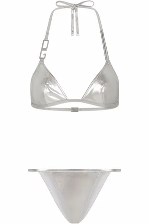 Dolce & Gabbana Bikini de triángulo con logo DG