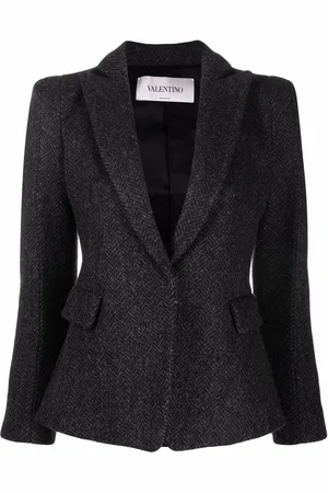 VALENTINO GARAVANI Blazer con motivo chevron y botones