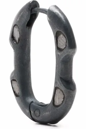 PARTS OF FOUR Pendiente Deco en plata de ley con diamante