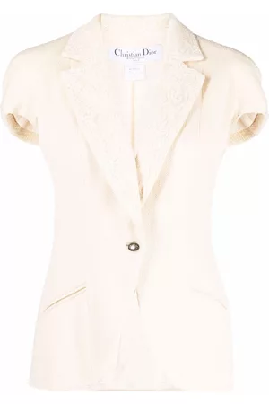 Dior Blazer con panel de encaje 1990 pre-owned