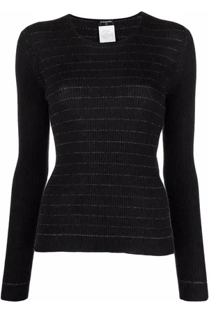 CHANEL Top de punto con hilos metalizados 2003