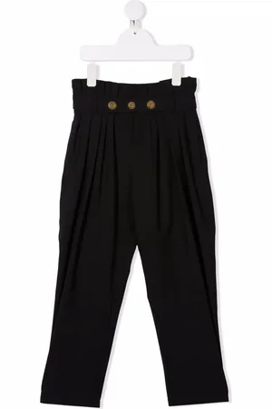 Balmain Pantalones con pinzas y cinturón