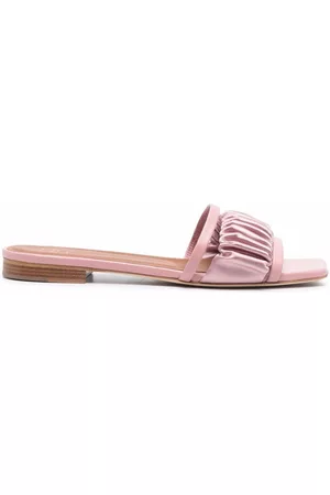 MALONE SOULIERS Sandalias con panel fruncido