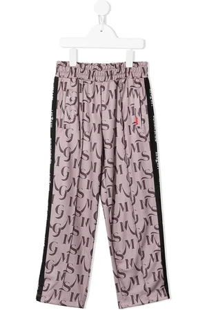 Msgm Pantalones con monograma estampado