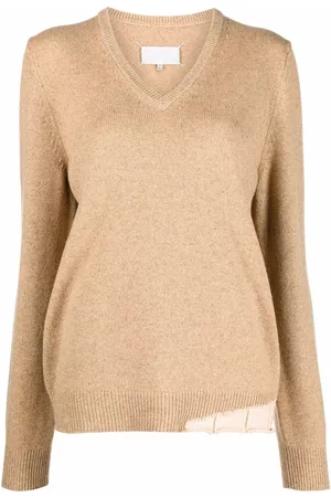 Maison Margiela Jersey de punto con cuello en V