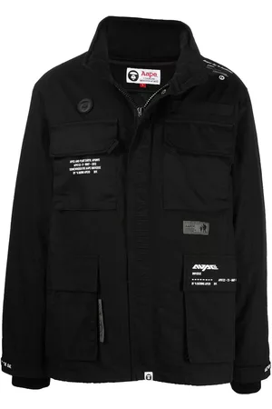A Bathing Ape Chaqueta con logo estampado