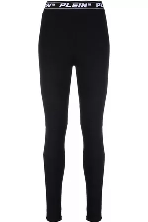 Philipp Plein Leggins con logo en la cinturilla