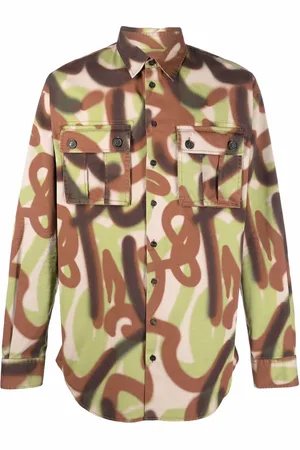 Dsquared2 Camisa con estampado abstracto