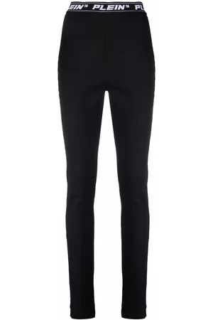 Philipp Plein Leggins con logo en la cinturilla