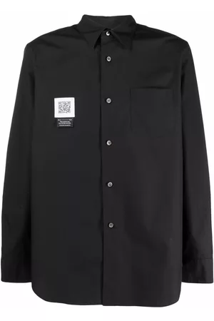 Fumito Ganryu Camisa drapeada con parche del logo