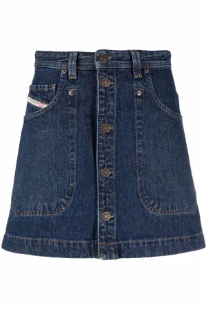 Diesel Falda vaquera De-Albus con botones