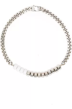 1017 ALYX 9SM Collar de cadena barbada con cuentas