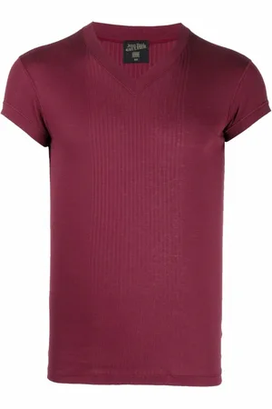 Jean Paul Gaultier Camiseta con cuello en V 2000