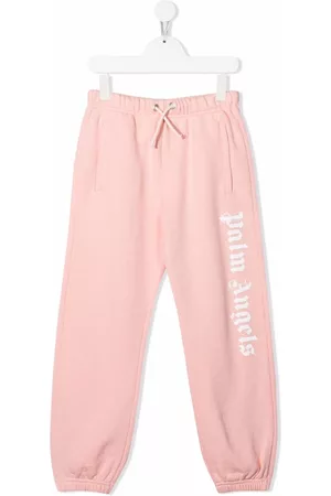 Palm Angels Pantalones de chándal con logo estampado