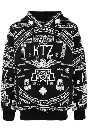 KTZ Sudadera oversize con iglesia estampada