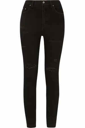 Dolce & Gabbana Vaqueros skinny Audrey con efecto envejecido