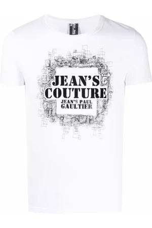 Jean Paul Gaultier Camiseta con logo estampado 1990