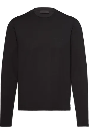 Prada Camiseta con logo bordado