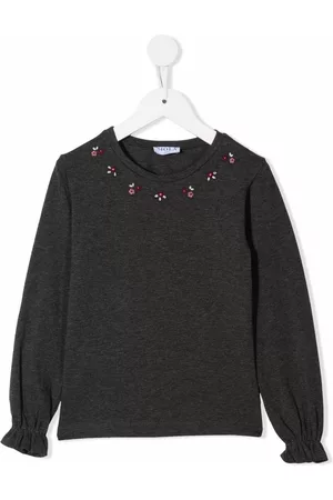 SIOLA Top con bordado floral