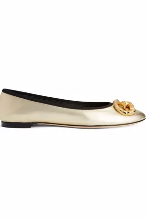 Giuseppe Zanotti Zapatos Amur tipo bailarina con logo