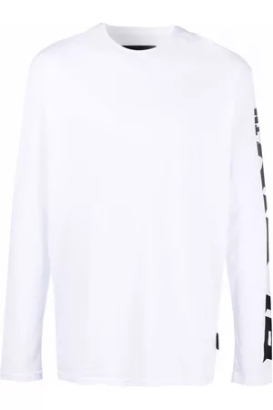 Philipp Plein Camiseta de manga larga con cuello redondo
