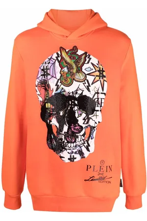 Philipp Plein Sudadera con capucha y estampado gráfico