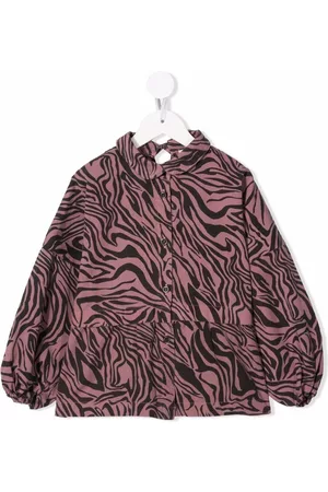 Le pandorine Camisa con estampado de cebra
