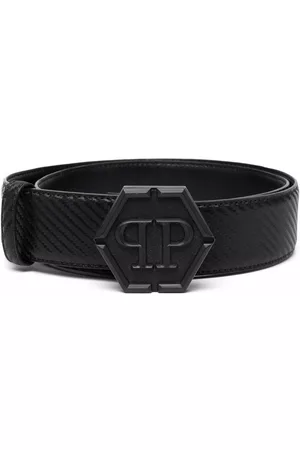 Philipp Plein Cinturón con logo Hexagon