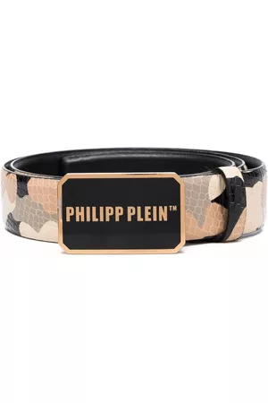 Philipp Plein Cinturón con motivo militar