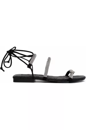 Philipp Plein Sandalias planas con cristales