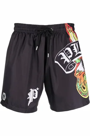 Philipp Plein Bañador con logo estampado