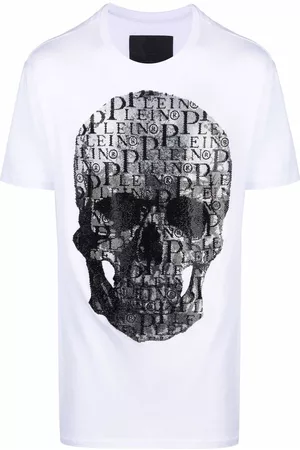 Philipp Plein Camiseta con cuello redondo