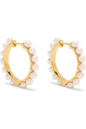 Dower and Hall Aros huggies con perla grande