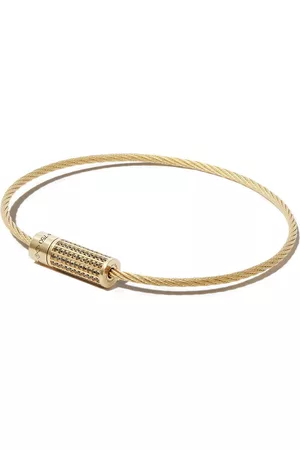 Le Gramme Pulsera con diseño de cable en oro amarillo de 18kt