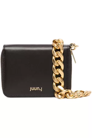 JUUN.J Cartera con placa del logo