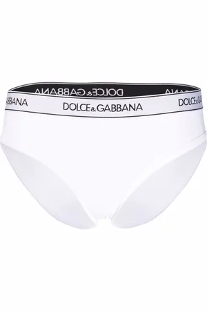 Dolce & Gabbana Bragas con logo en la cintura