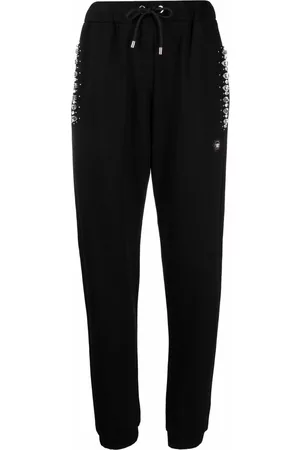 Philipp Plein Pantalones de chándal Iconic Plein con cristales