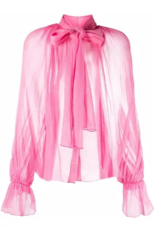 Atu Body Couture Blusa con lazo en el cuello