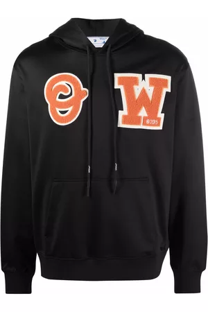 OFF-WHITE Sudadera con capucha y parche del logo