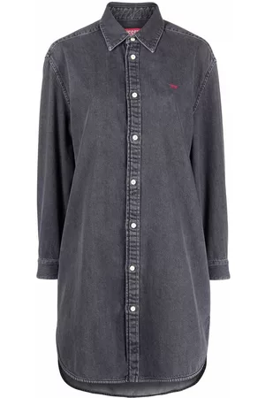 Diesel Vestido camisero De-blex vaquero
