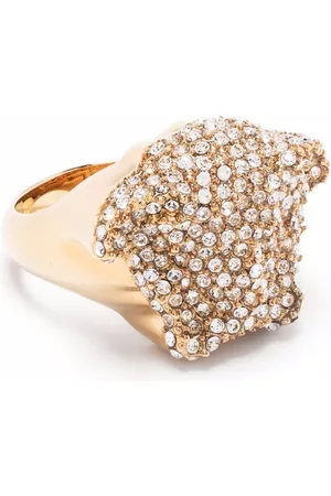 VERSACE Anillo La Medusa con cristal