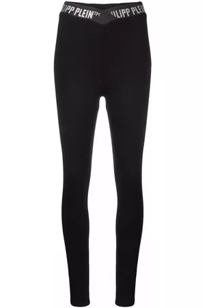 Philipp Plein Leggins con detalles del logo