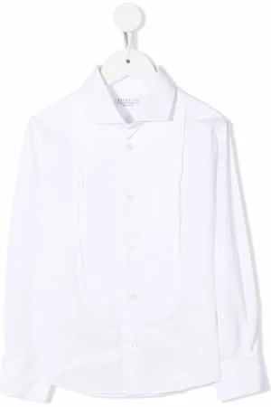 Brunello Cucinelli Camisa de canalé con botones