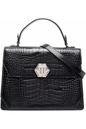 Philipp Plein Bolso shopper con logo en relieve