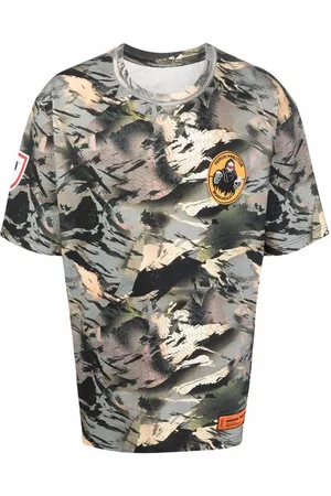 Heron Preston Camiseta con estampado militar
