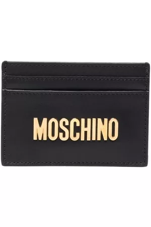 Moschino Tarjetero con placa del logo