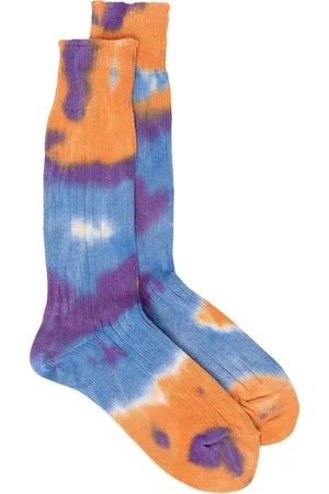 SUICOKE Calcetines tobilleros con motivo tie-dye