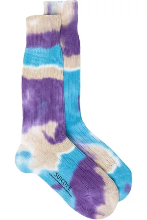 SUICOKE Calcetines tobilleros con motivo tie-dye