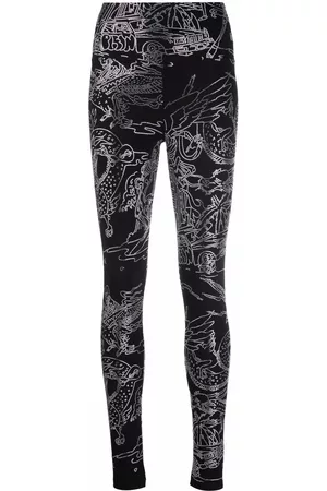 Philipp Plein Leggins con tatuaje estampado