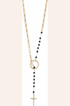 Dolce & Gabbana Collar con colgante de cruz